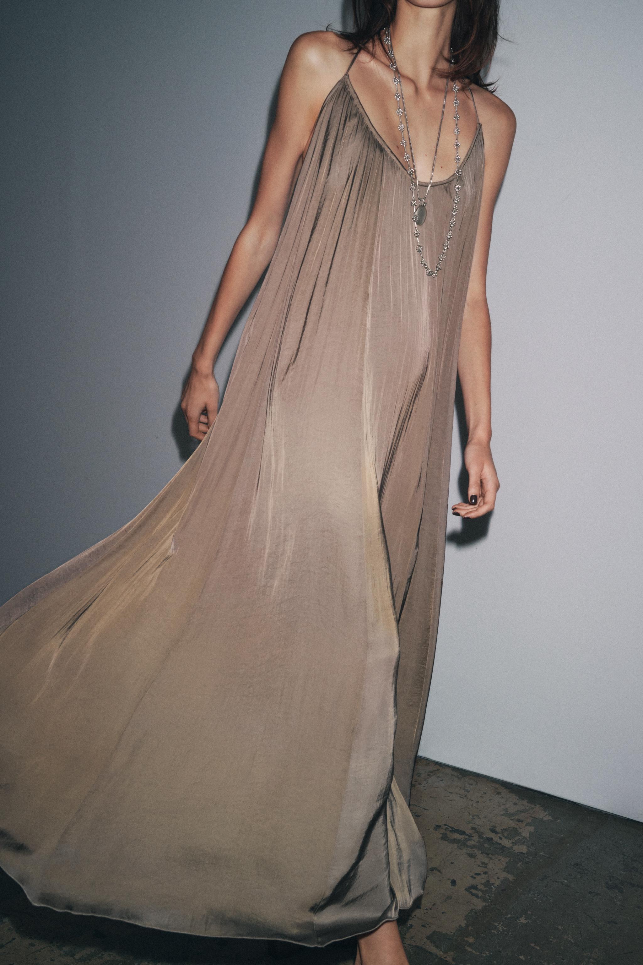 ZW COLLECTION SATIN MAXI DRESS
